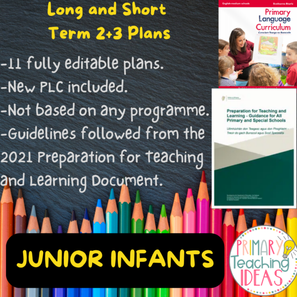 Junior Infants Long and Short Term 2 and 3 Plans